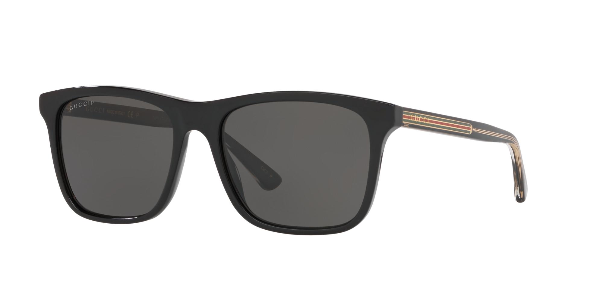 Gucci Polarized Sunglasses, GG0381SN 57 in Black for Men | Lyst UK