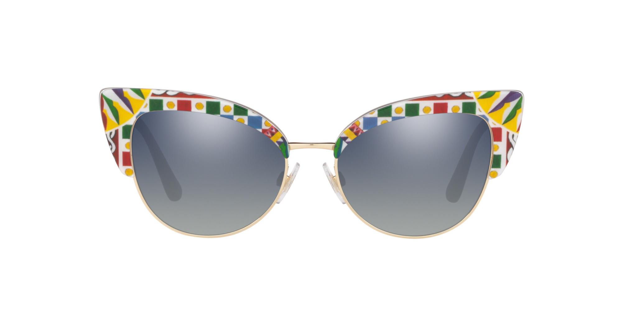 DOLCE GABBANA DG 4346 HAVANA SUNGLASSES DOLCE & GABBANA blue pearl havana/grey DG4438 3439/1 55  main image 3