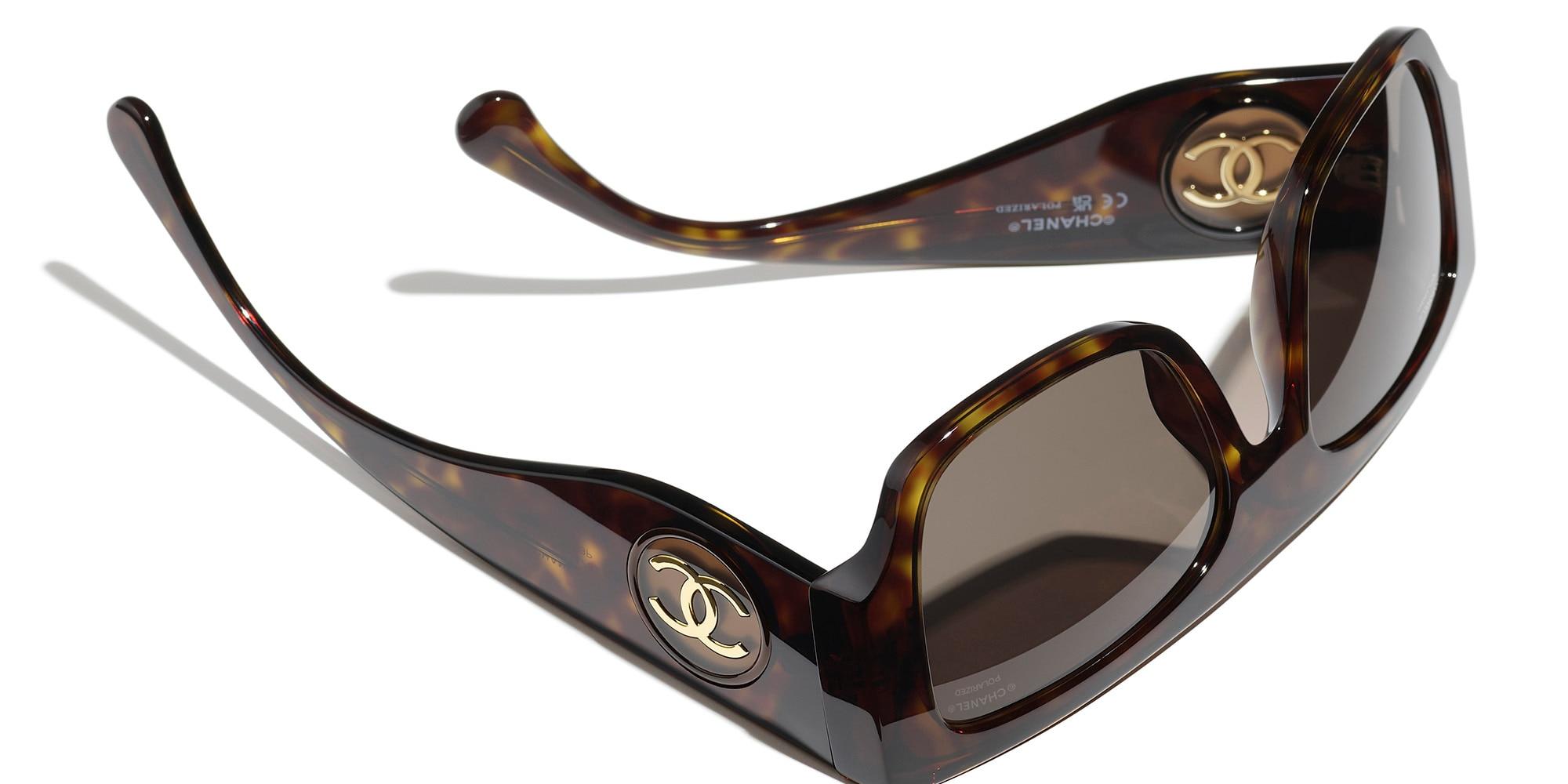 CHANEL Sunglass Square Sunglasses Ch5549 in Black | Lyst UK