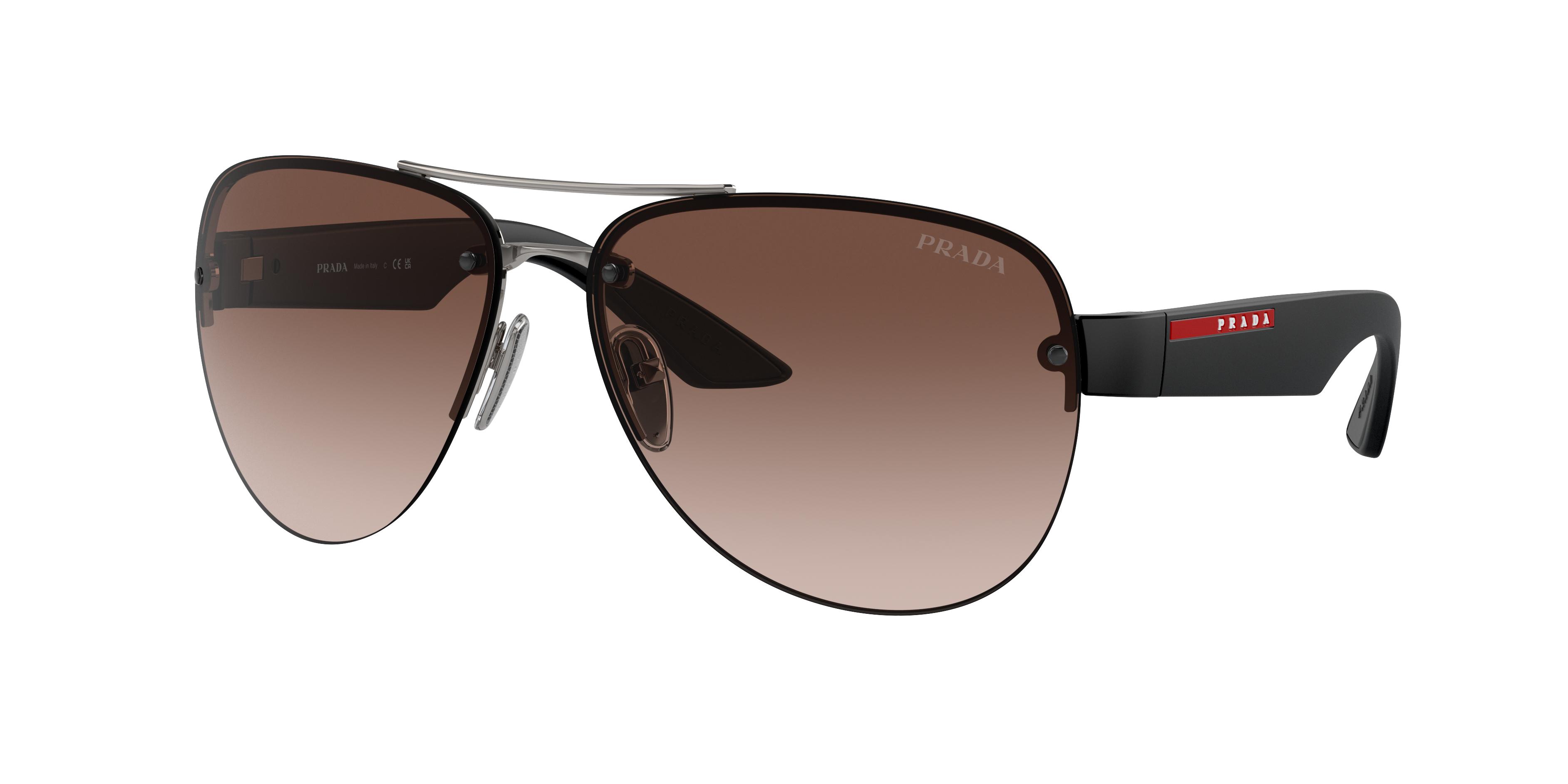 Prada Linea Rossa Sunglass Ps 55ys in Black for Men Lyst UK