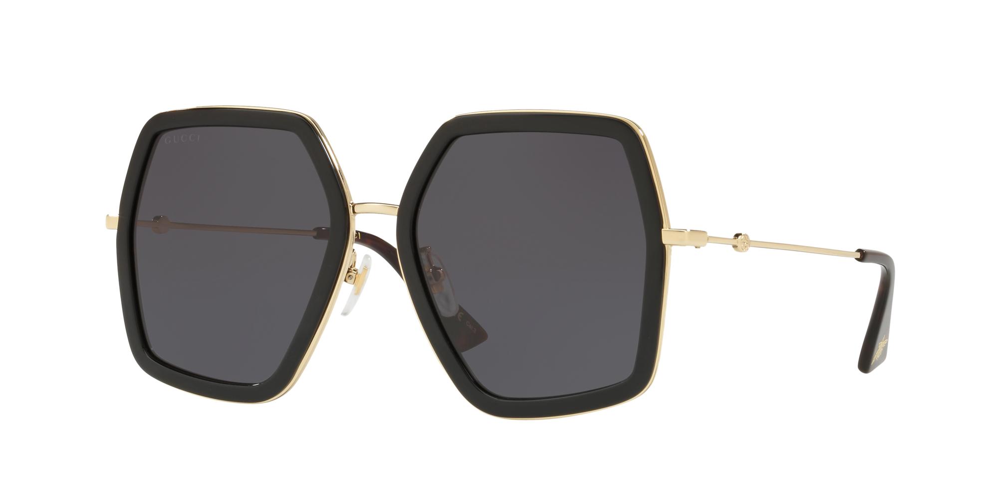 gucci oversized square web sunglasses