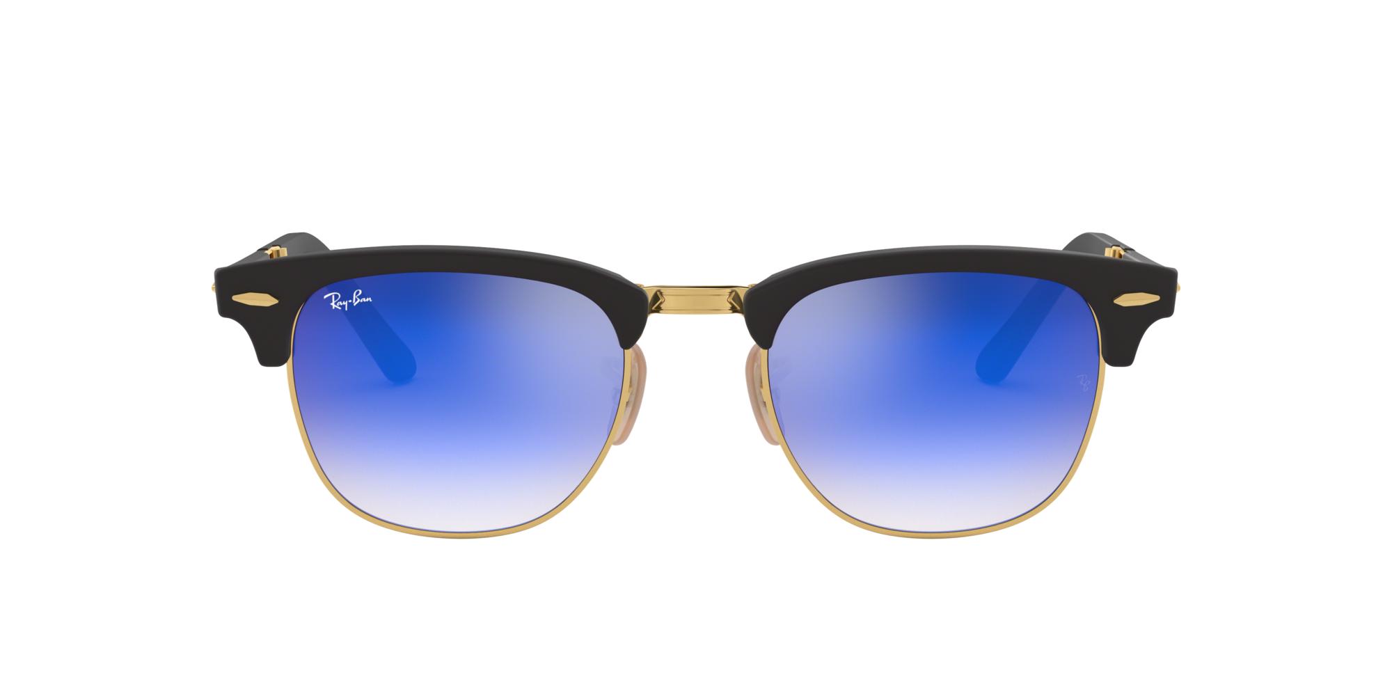 Ray Ban Rb2176 Clubmaster Folding Polarized Square Sunglasses In Black Blue Blue Save 21 Lyst Ray Ban Rb2176 Clubmaster Folding Polarized Square Sunglasses In Black Blue Blue Save 21 Lyst
