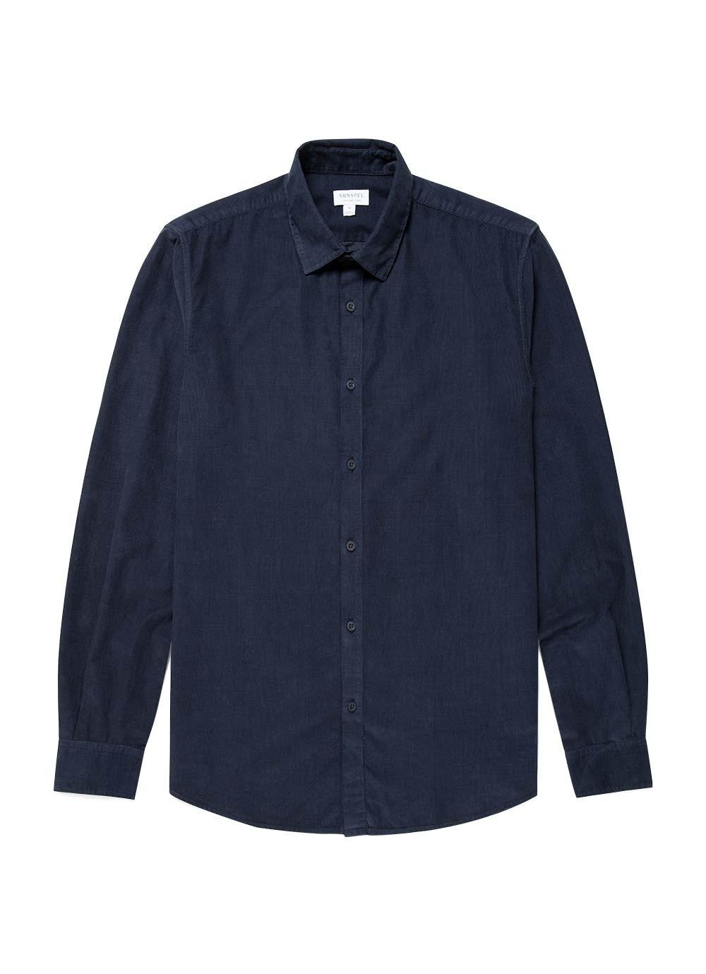 corduroy blue shirt