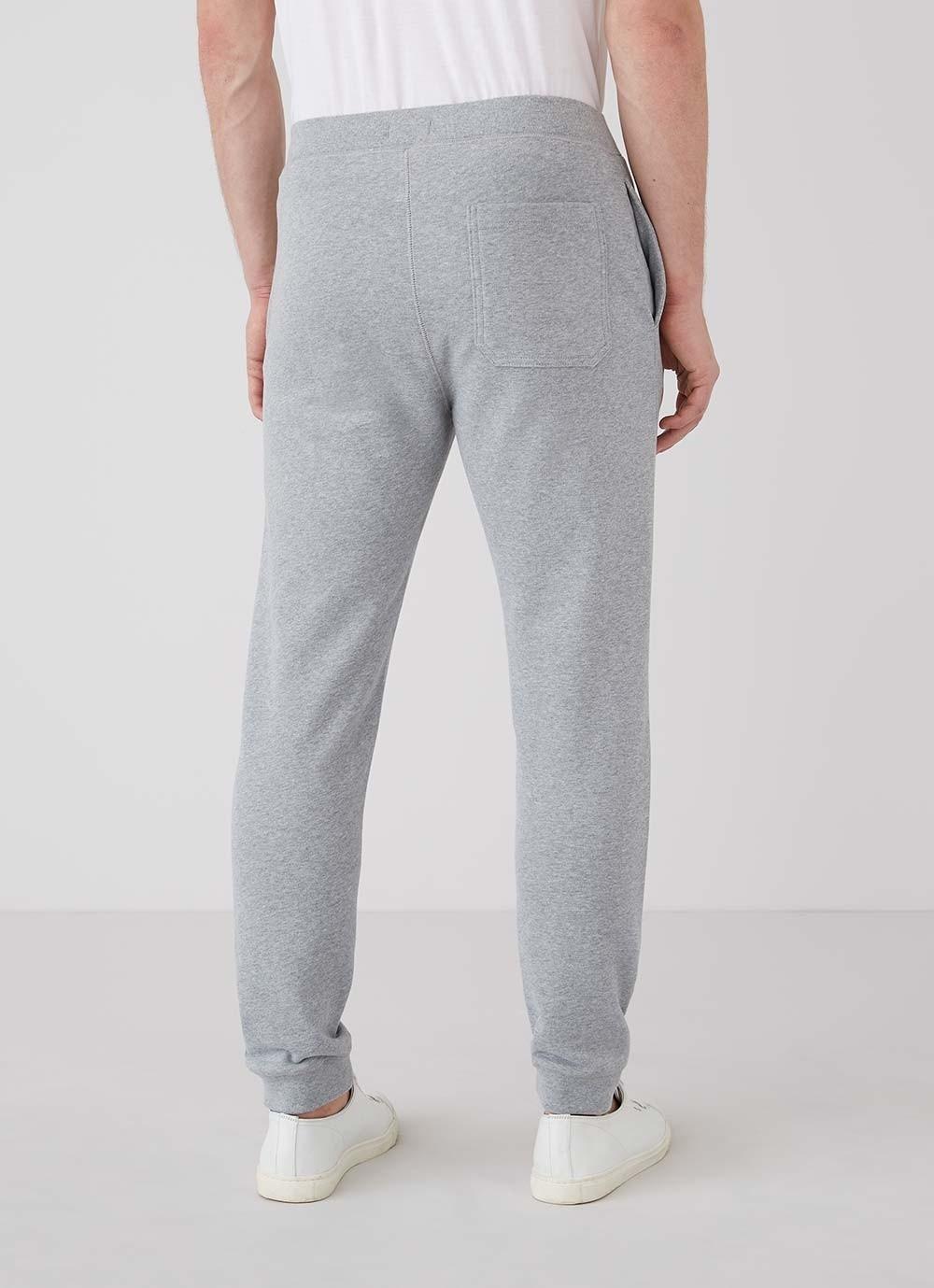 Sunspel Men's Cotton Loopback Track Pant In Grey Melange in Gray for Men - Lyst