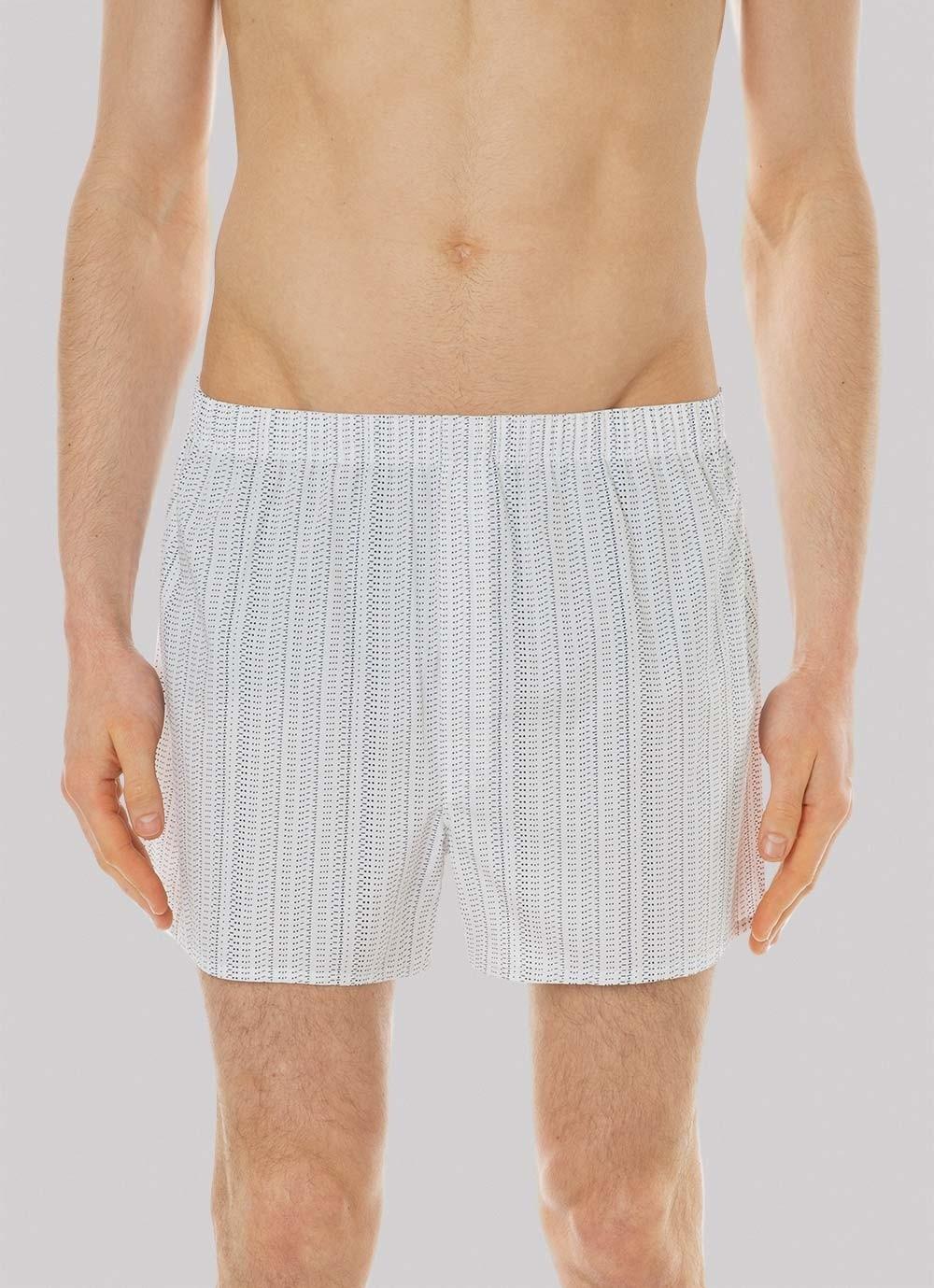 Sunspel Men's Printed Cotton Boxer Shorts In White Morse Geo for Men - Lyst