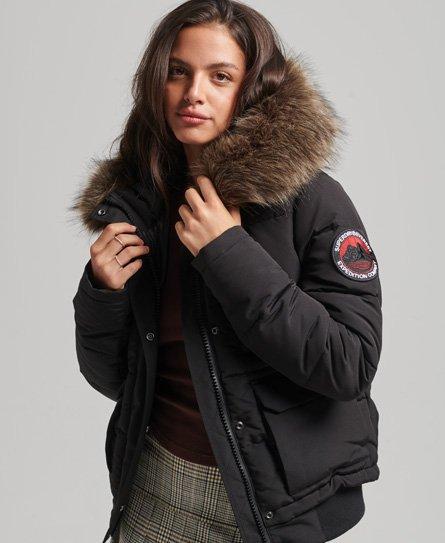 Superdry Everest Bomber Jacket in Black Lyst UK