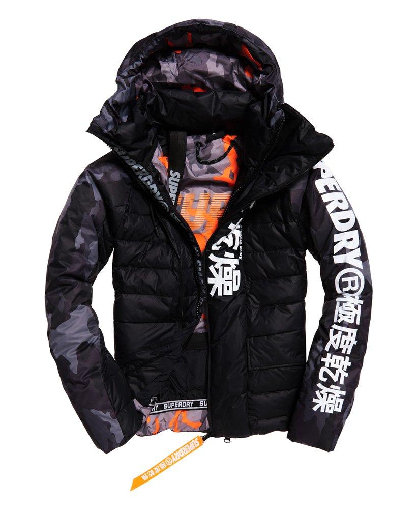 Superdry Japan Edition Snow Down Jacket in Black Camo (Black) for Men ...