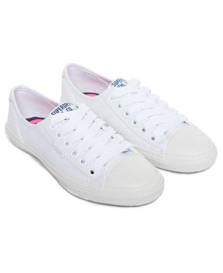 Superdry Denim Low Pro Sneakers in White