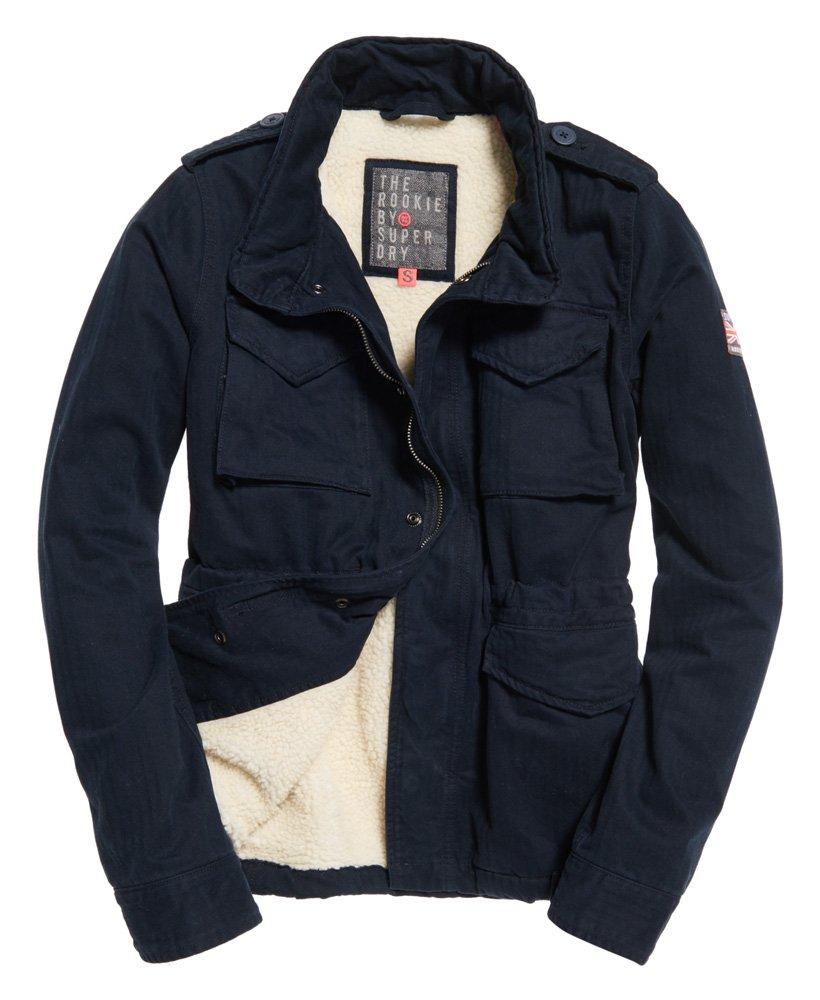 maat Billy Goodwill Superdry Winter Rookie Military Jacket Navy in Blue | Lyst