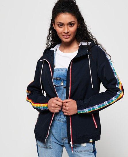 rainbow windbreaker jacket