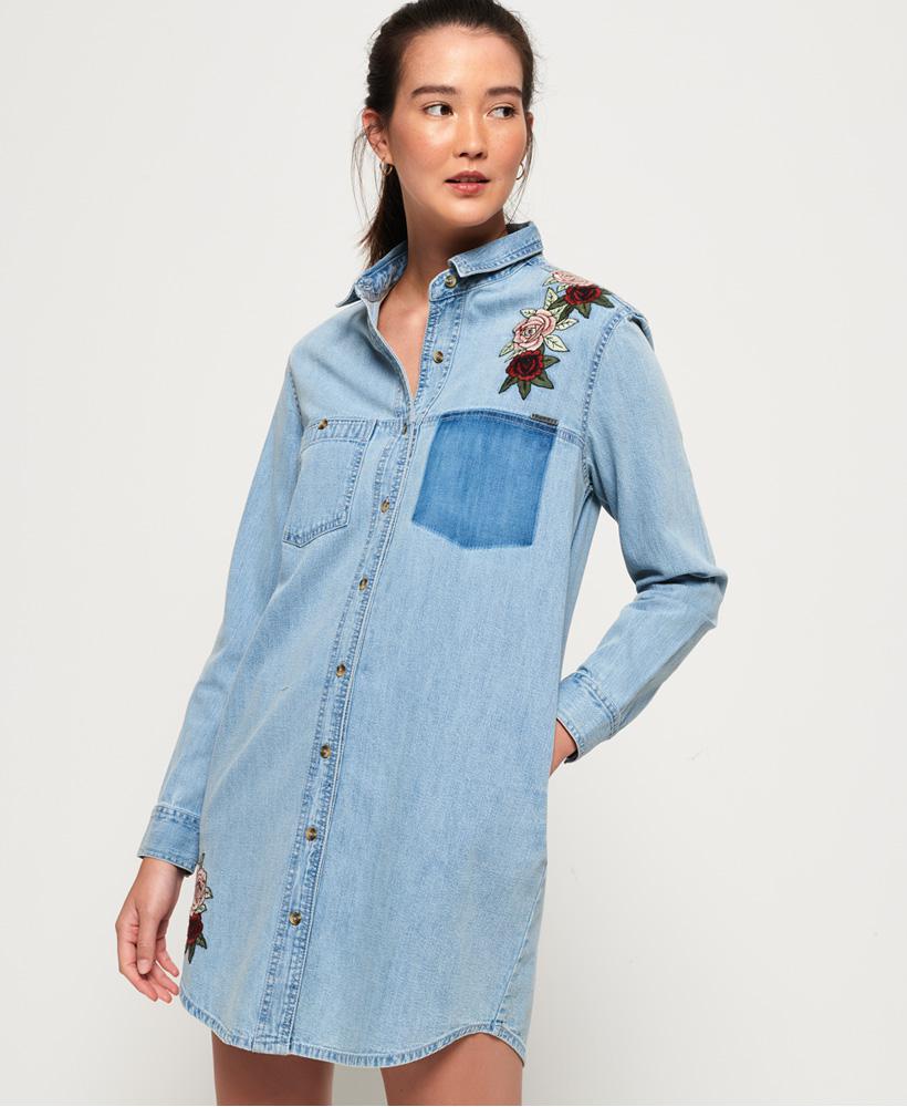 superdry denim dress 