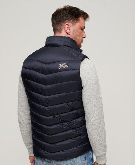 Superdry Non-hooded Fuji Padded Gilet in Blue for Men Lyst UK
