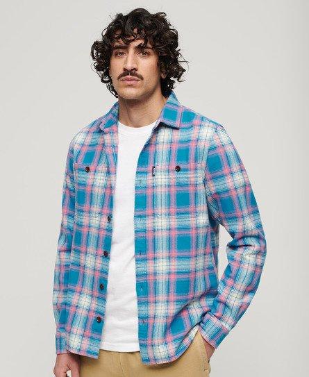 Surchemise vintage à carreaux Superdry pour homme en coloris Bleu