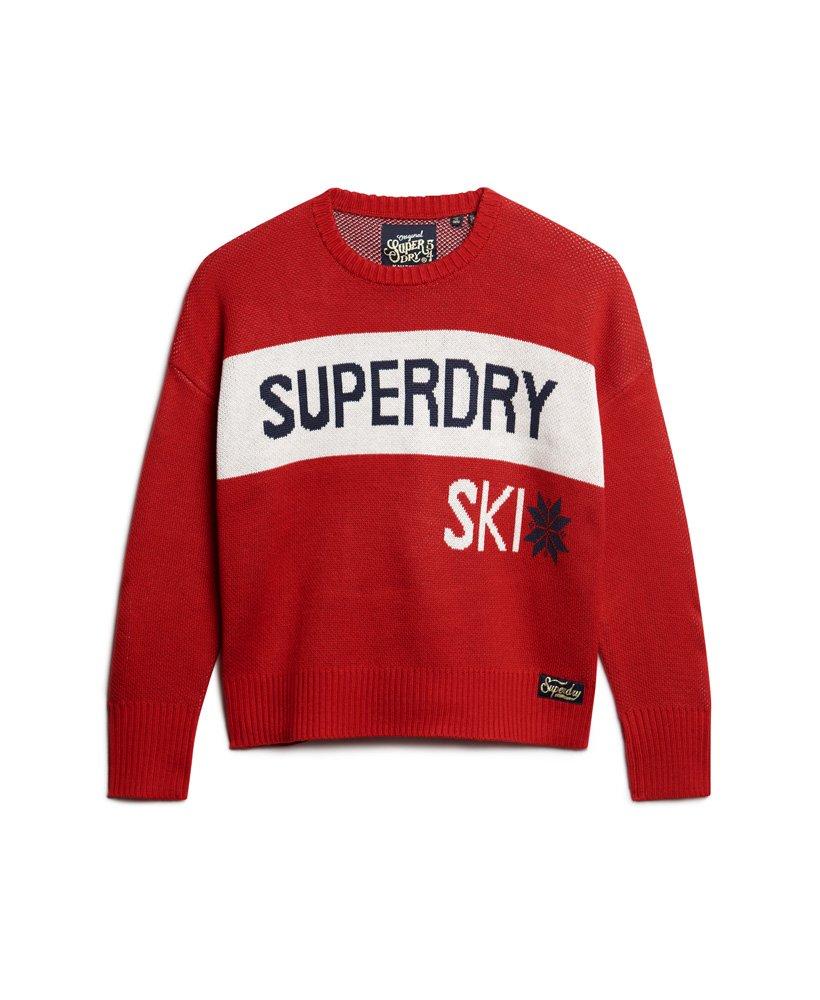 Superdry Retro Ski Knit Jumper in Red | Lyst