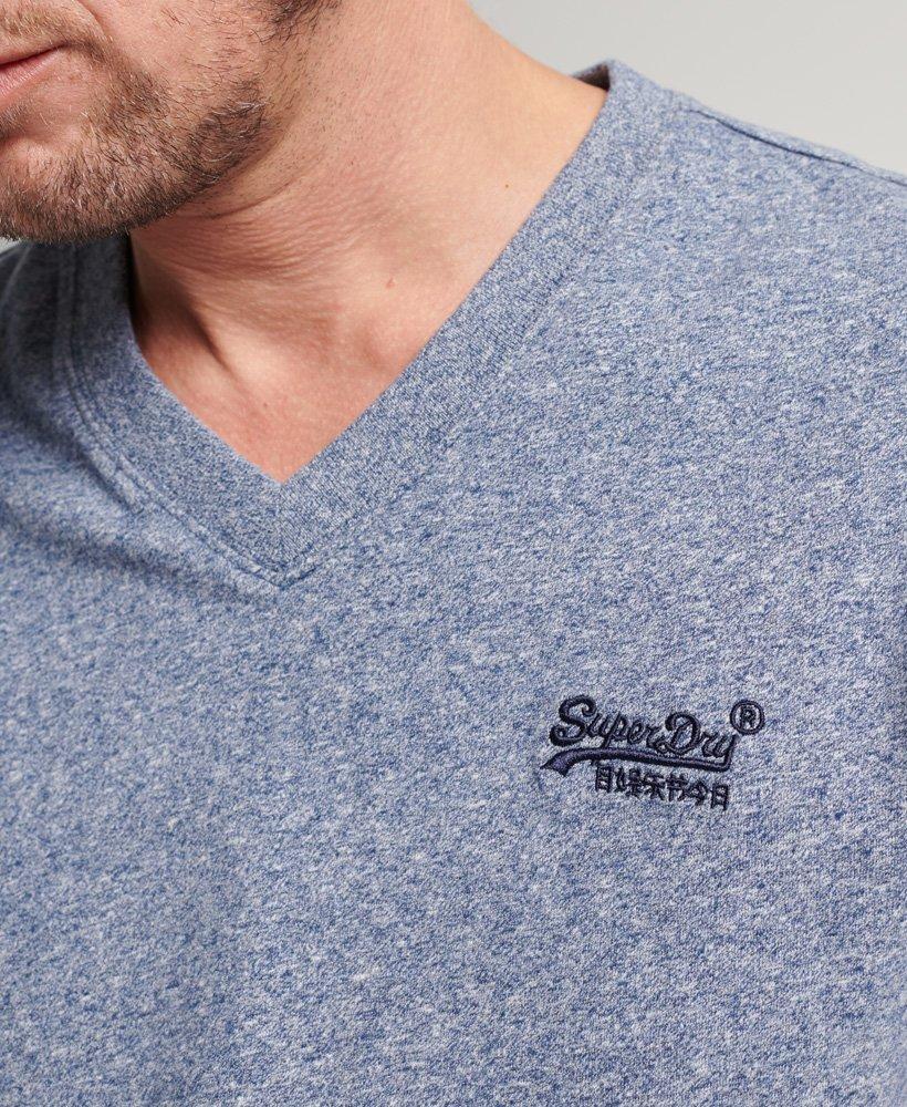 Superdry Organic Cotton Essential Logo V Neck T-shirt Light Blue / Tois Blue  Grit for Men | Lyst