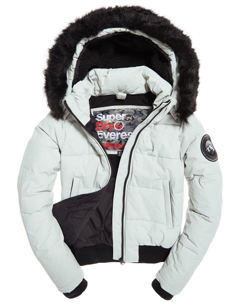 superdry white bomber jacket