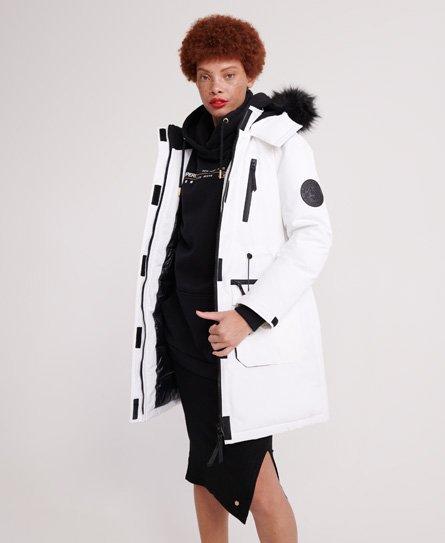 aiko longline down puffer jacket