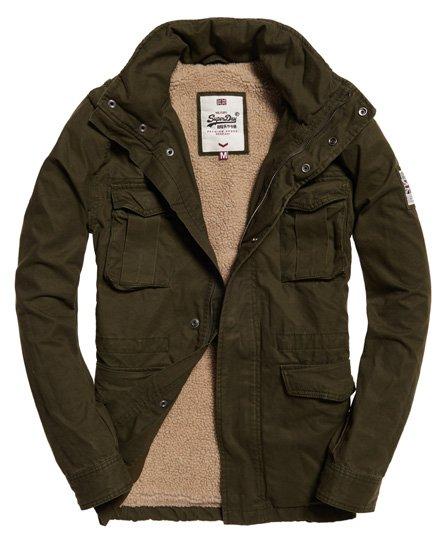 Superdry Fleece Rookie Heavy Weather Field Jacket in Khaki (Green) for Men  - Lyst