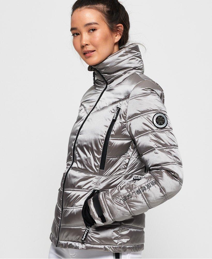 silver superdry jacket