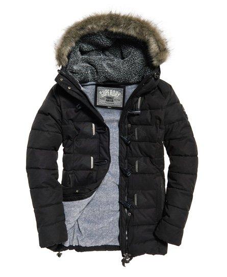 microfibre toggle puffle jacket