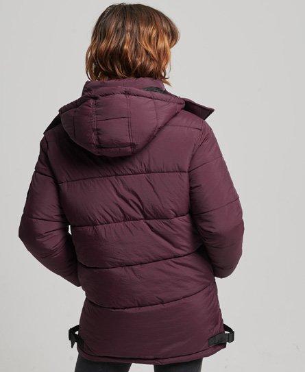 Superdry Expedition Cocoon Padded Coat in Purple | Lyst