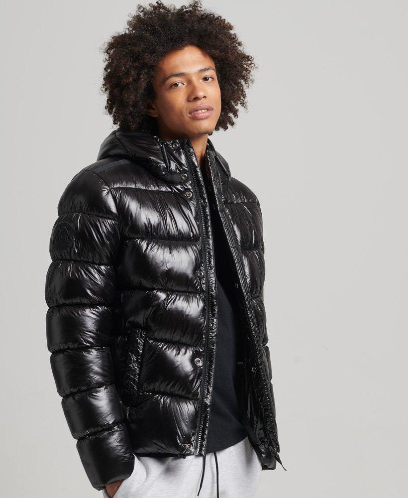 Superdry Xpd Sports Luxe Puffer Jacket Black for Men | Lyst