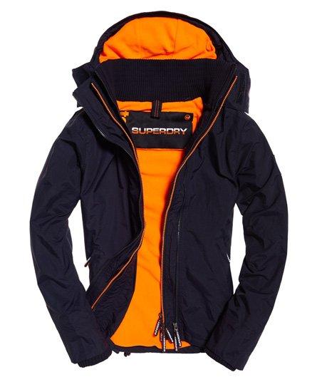 superdry tech hood pop zip windcheater nb