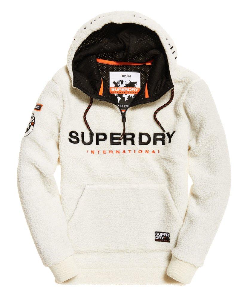 superdry half zip hoodie