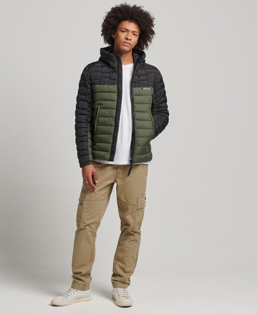 Superdry Expedition Radar Quilted Mix Fuji Jacket Khaki / Dark Moss in  Green for Men | Lyst
