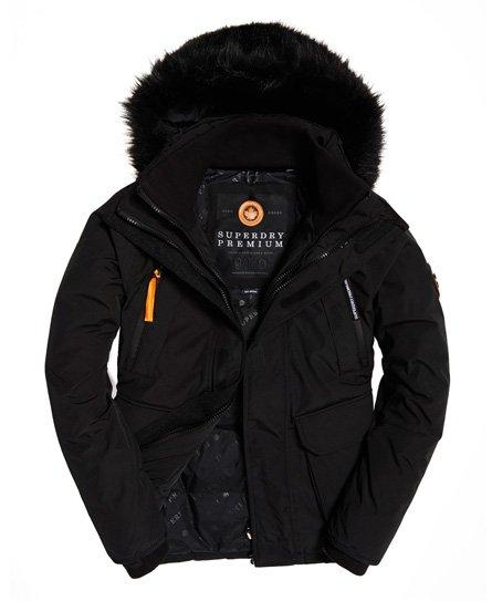 black high shine coat