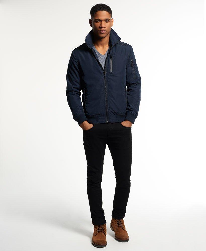 klein suiker Salie Superdry Moody Nite Flite Lite Bomber Jacket Navy in Blue for Men | Lyst