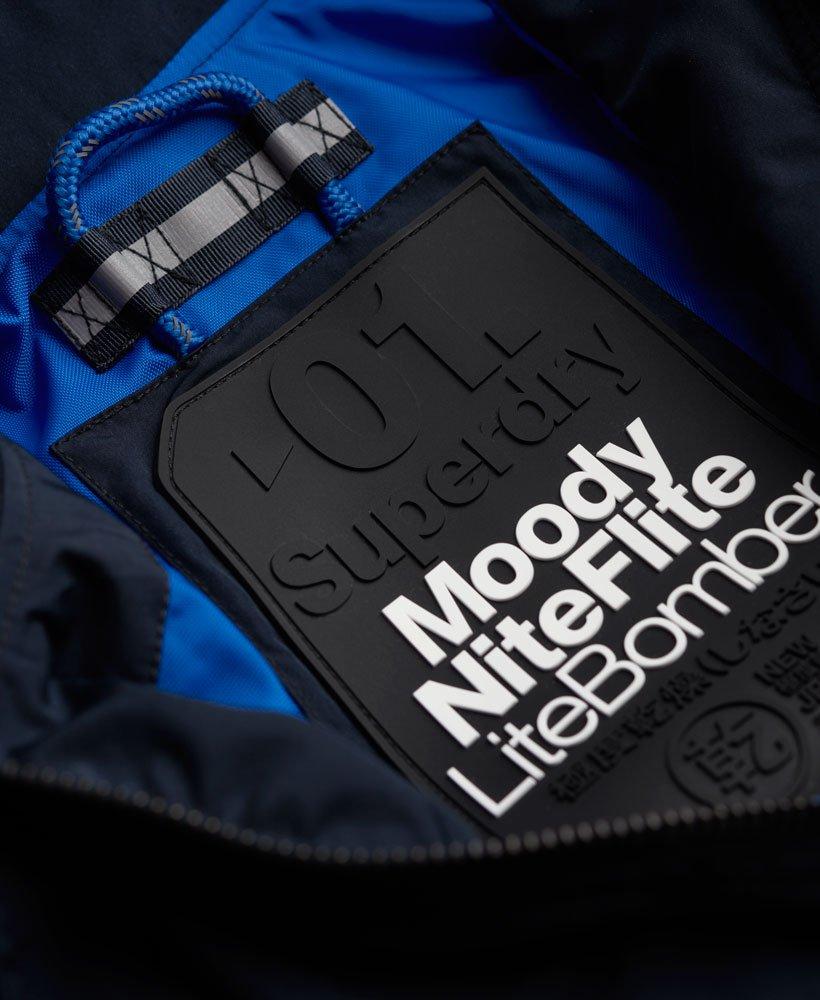 Superdry Moody Nite Flite Lite Bomber Jacket Navy in Blue for Men | Lyst