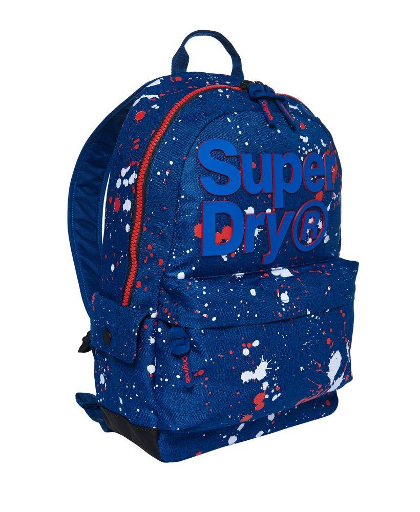 superdry rose gold splatter backpack