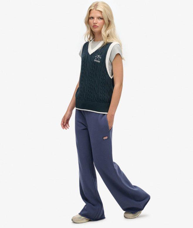 Superdry Athletic Essentials Straight Leg joggers in Blue Lyst UK - Main Image