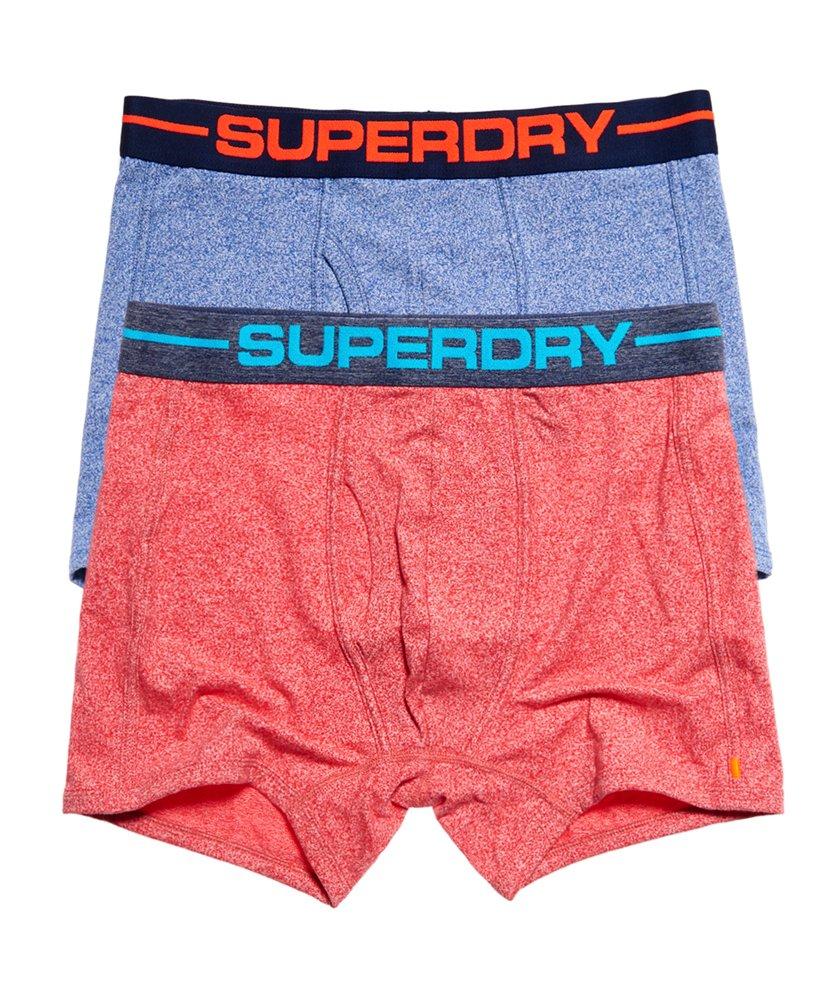 Superdry Sport Boxers Double Pack Blue for Men | Lyst