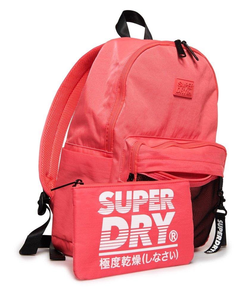 Superdry Mesh Pocket Backpack 's Backpack in Deep Coral (Pink) | Lyst