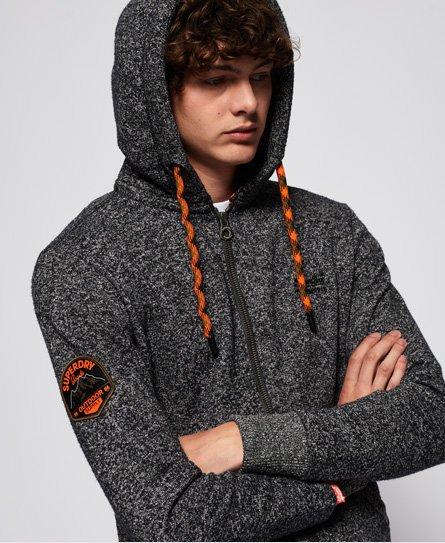 orange label mountain zip hoodie