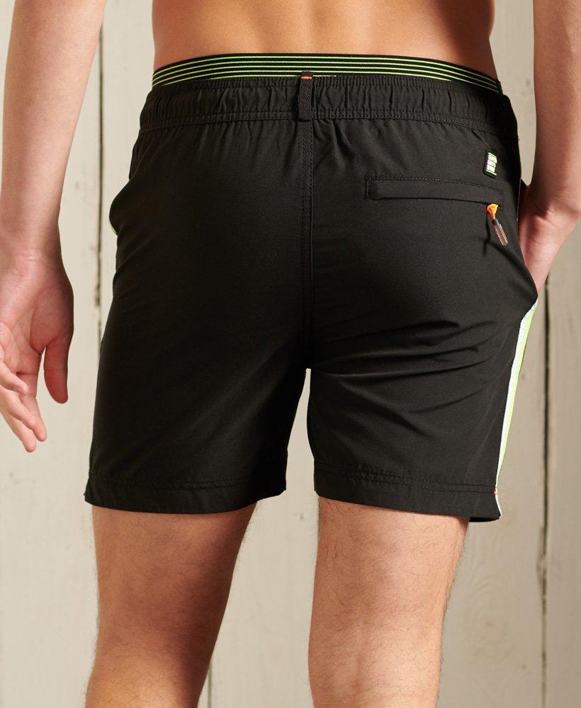 Superdry Rubber State Volley Swim Shorts Black for Men | Lyst