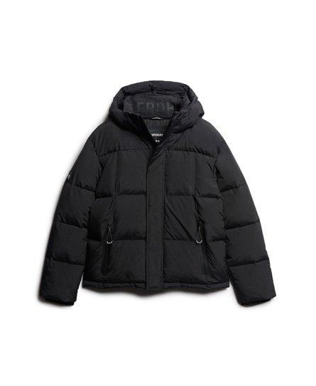 Superdry Hooded Box Quilt Puffer Jacket in Black for Men Lyst UK