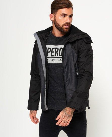 Superdry Fleece Arctic Hooded Cliff Hiker Hybrid Jacket in Black for Men -  Lyst