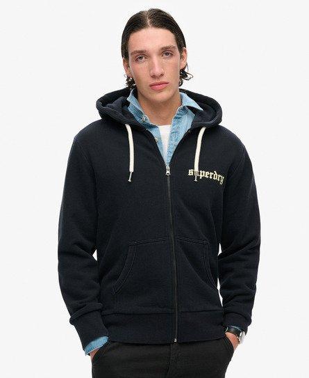 【Superdry】ブラック Superdry タトゥー グラフィック パーカー upload9223368955666514861.jpg?