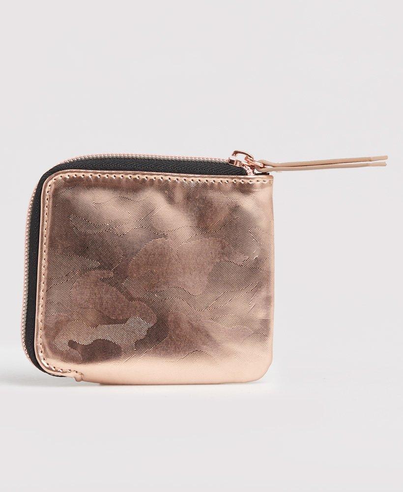 Superdry Mai Coin Purse in Gold (Pink) - Lyst