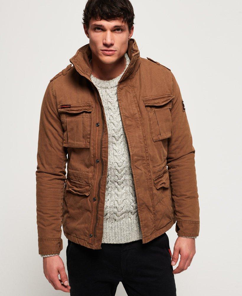 Accor tij Augment Superdry Classic Rookie Military Jacket Yellow in Brown for Men | Lyst