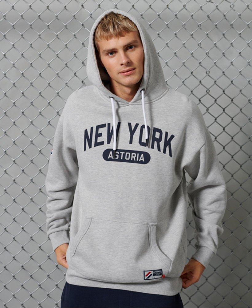 Superdry City College Box Hoodie Green in Gray for Men | Lyst