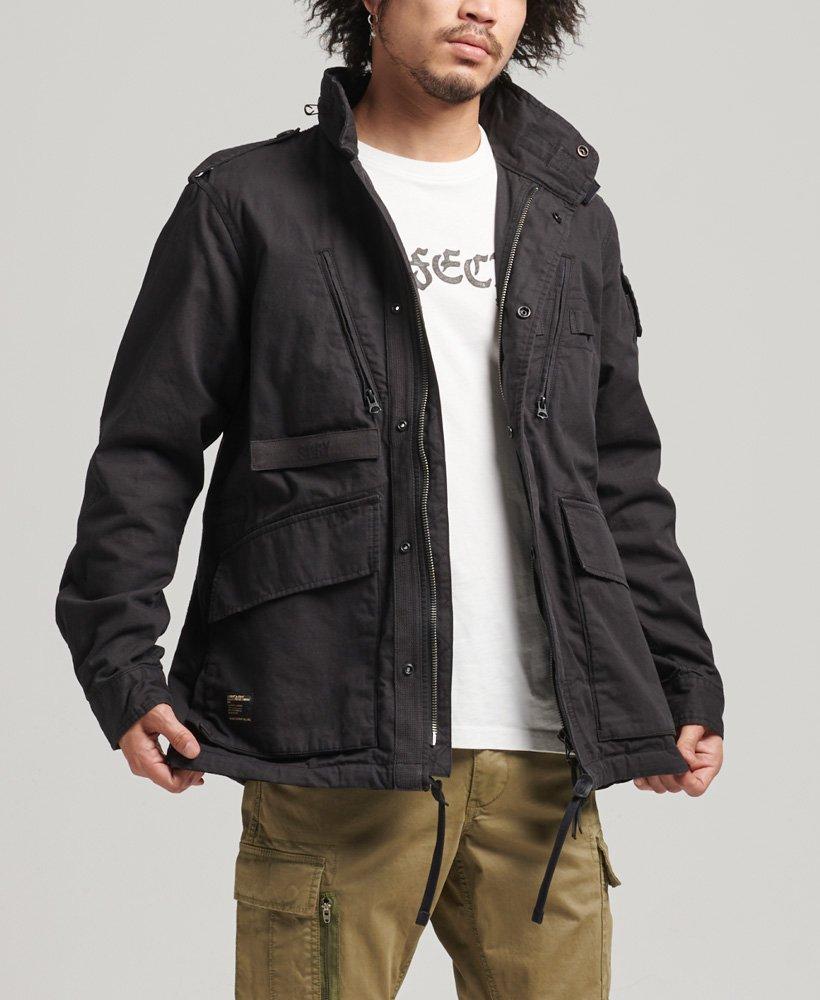 Superdry Vintage Distressed M65 Jacket in Black for Men | Lyst