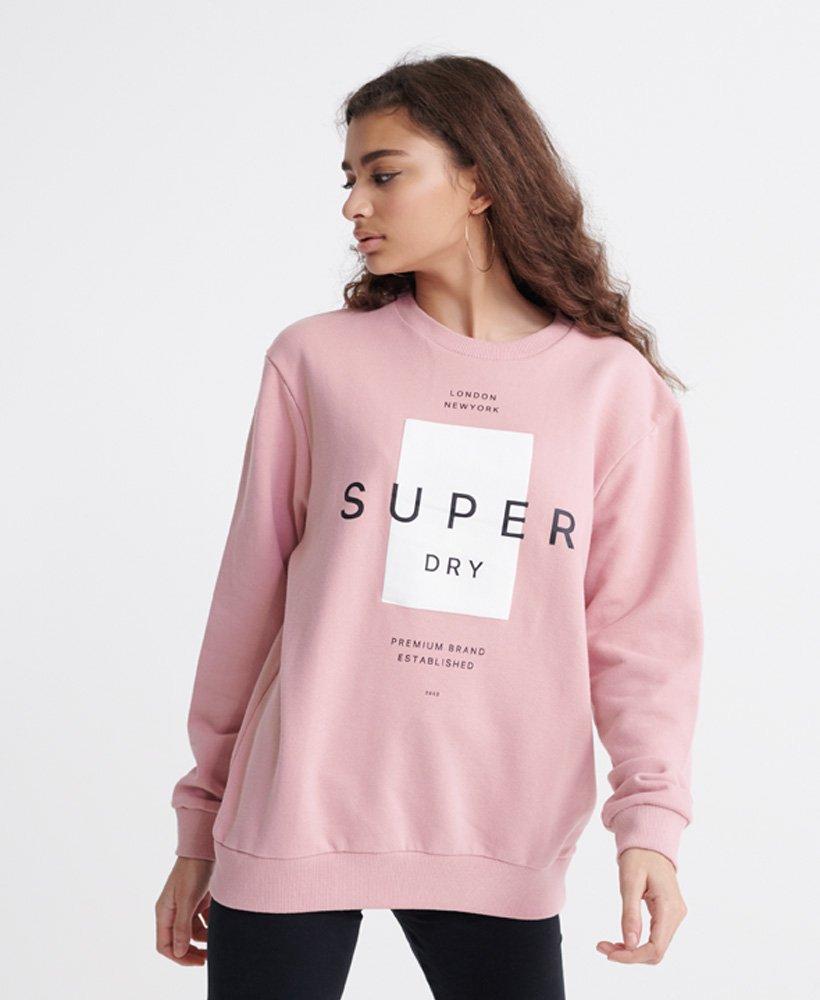 superdry sweatshirt pink