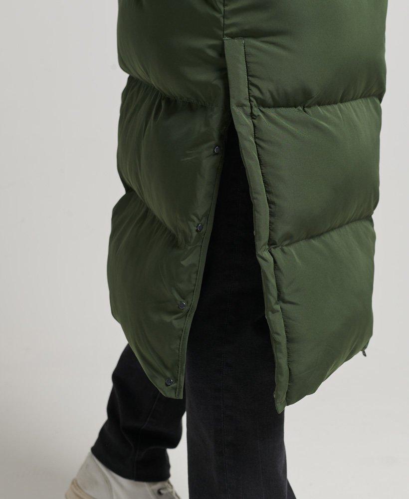 Superdry Extra Long Puffer Coat Green for Men | Lyst