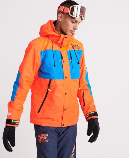 superdry orange ski jacket