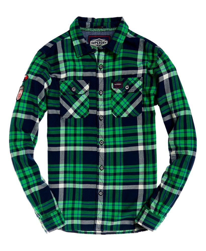 Superdry Lumberjack Lite Shirt in Green for Men - Lyst