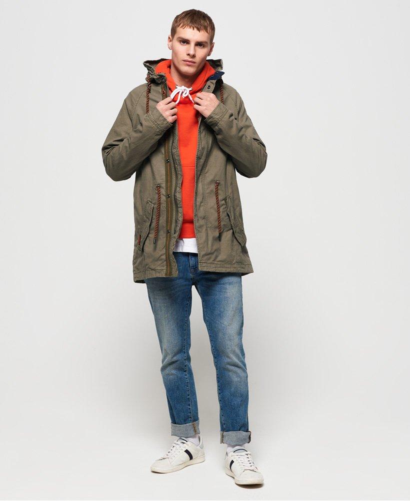 superdry rookie down parka green